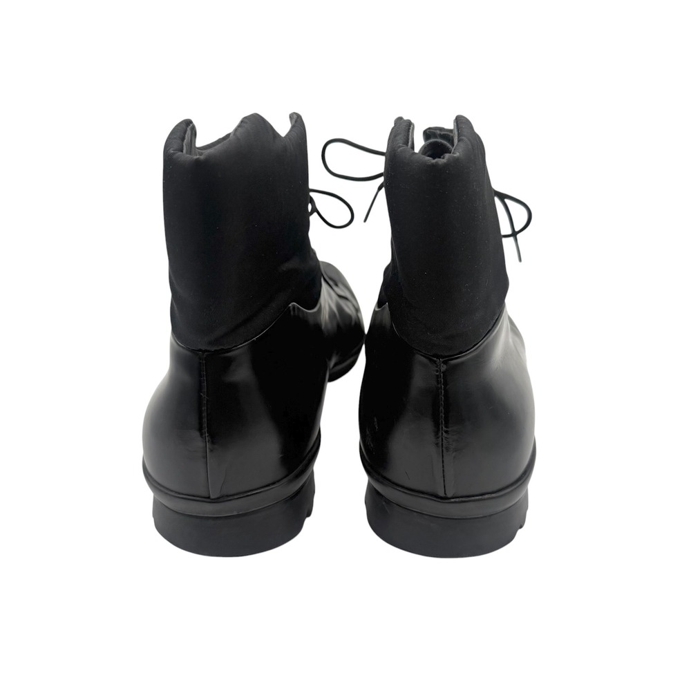 Prada Mens Black Leather High Top Boots 2T 1323 Size 9 - Picture 5 of 9